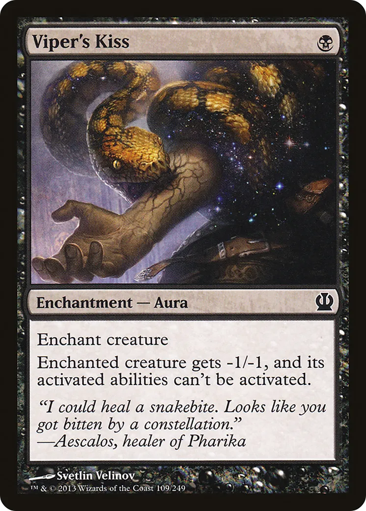 Viper's Kiss — Theros — Magic: The Gathering