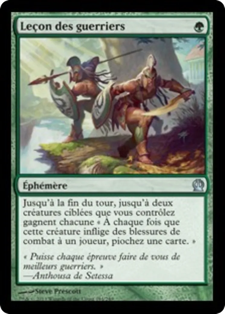 Leçon des guerriers — Theros — Magic: The Gathering