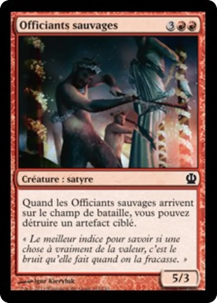 Officiants sauvages — Theros — Magic: The Gathering