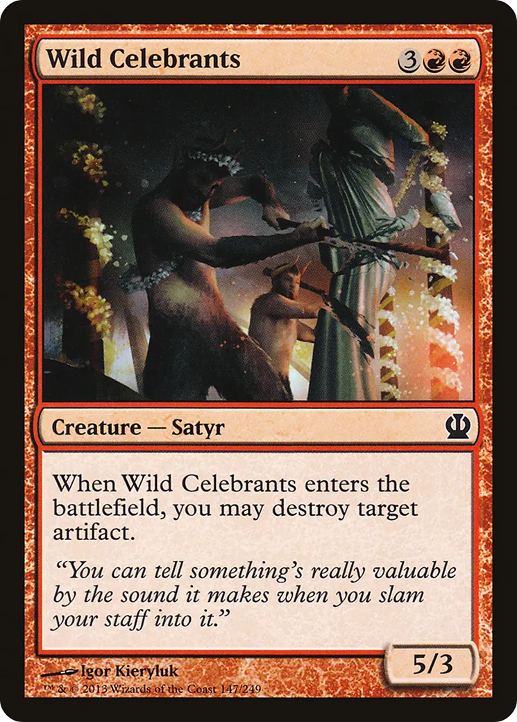 Wild Celebrants — Theros — Magic: The Gathering