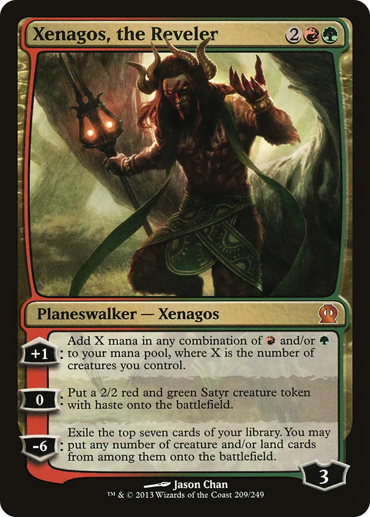 Xénagos, le Fêtard — Theros — Magic: The Gathering