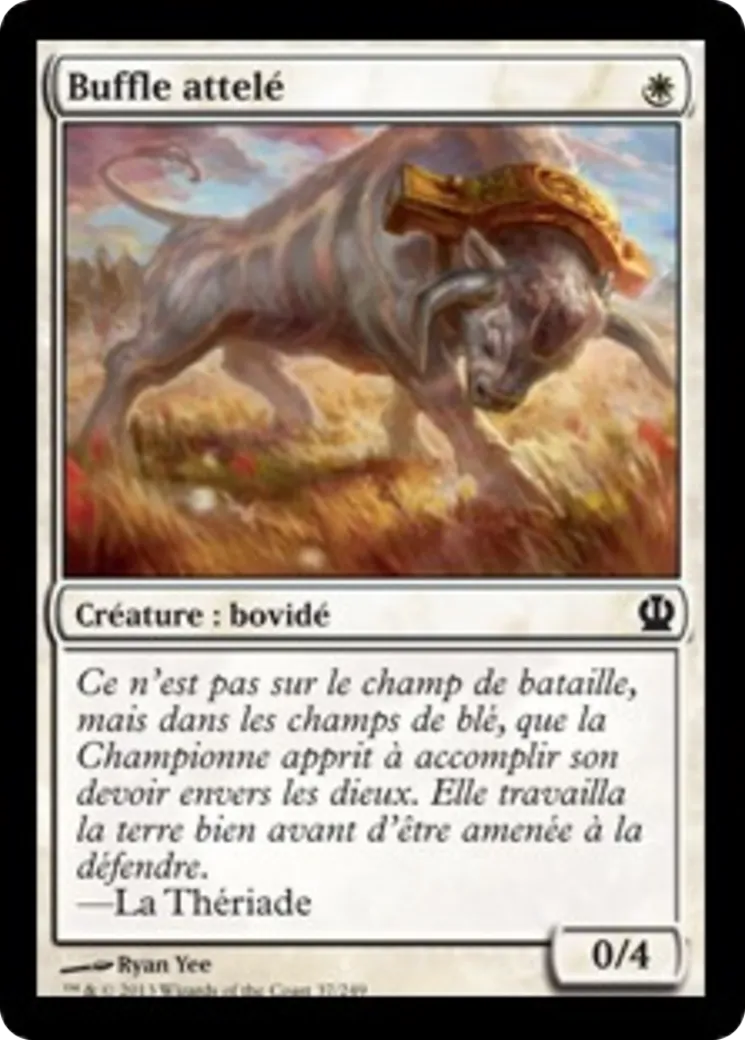 Buffle attelé — Theros — Magic: The Gathering