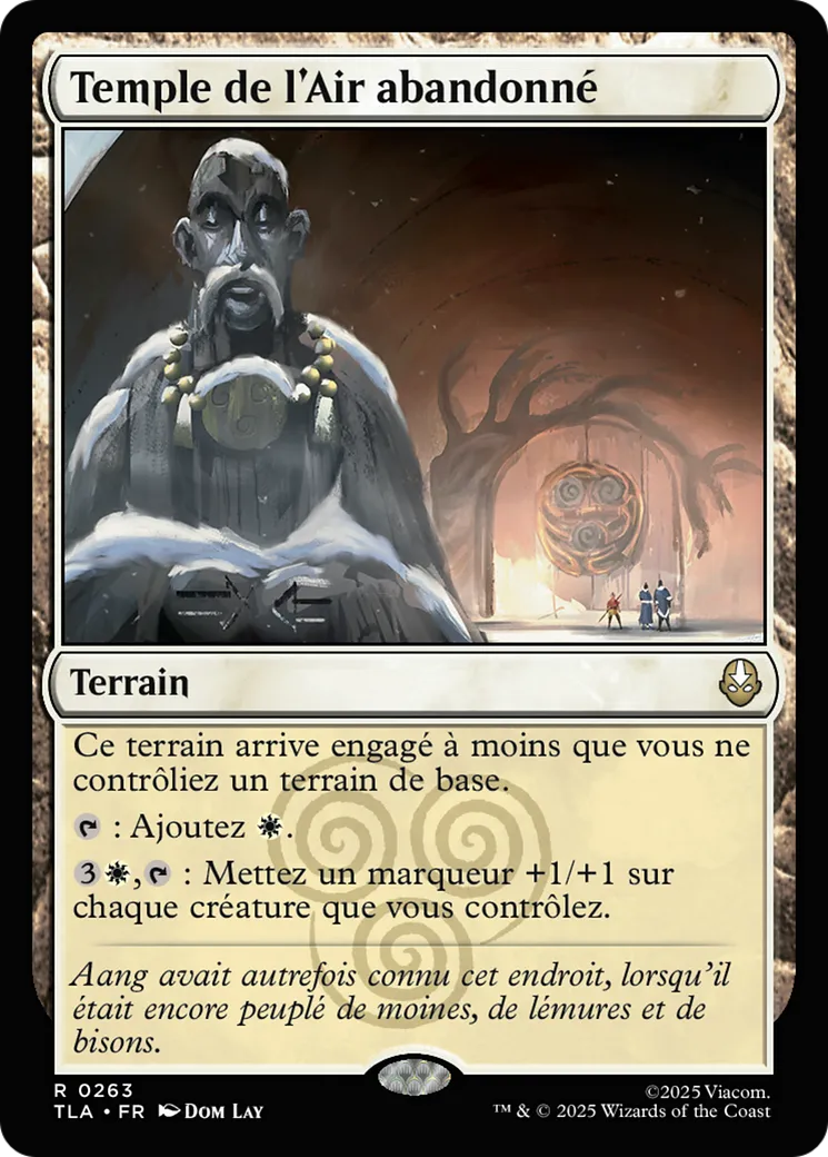 Temple de l'Air abandonné — Avatar: The Last Airbender — Magic: The Gathering