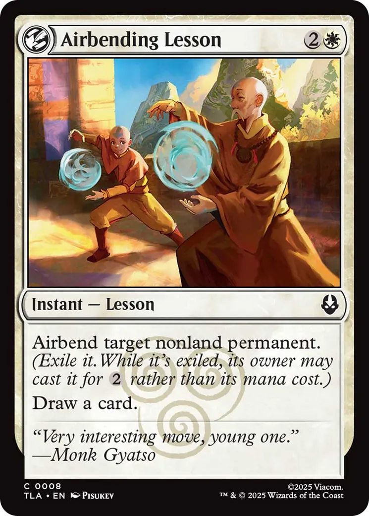 Airbending Lesson — Avatar: The Last Airbender — Magic: The Gathering
