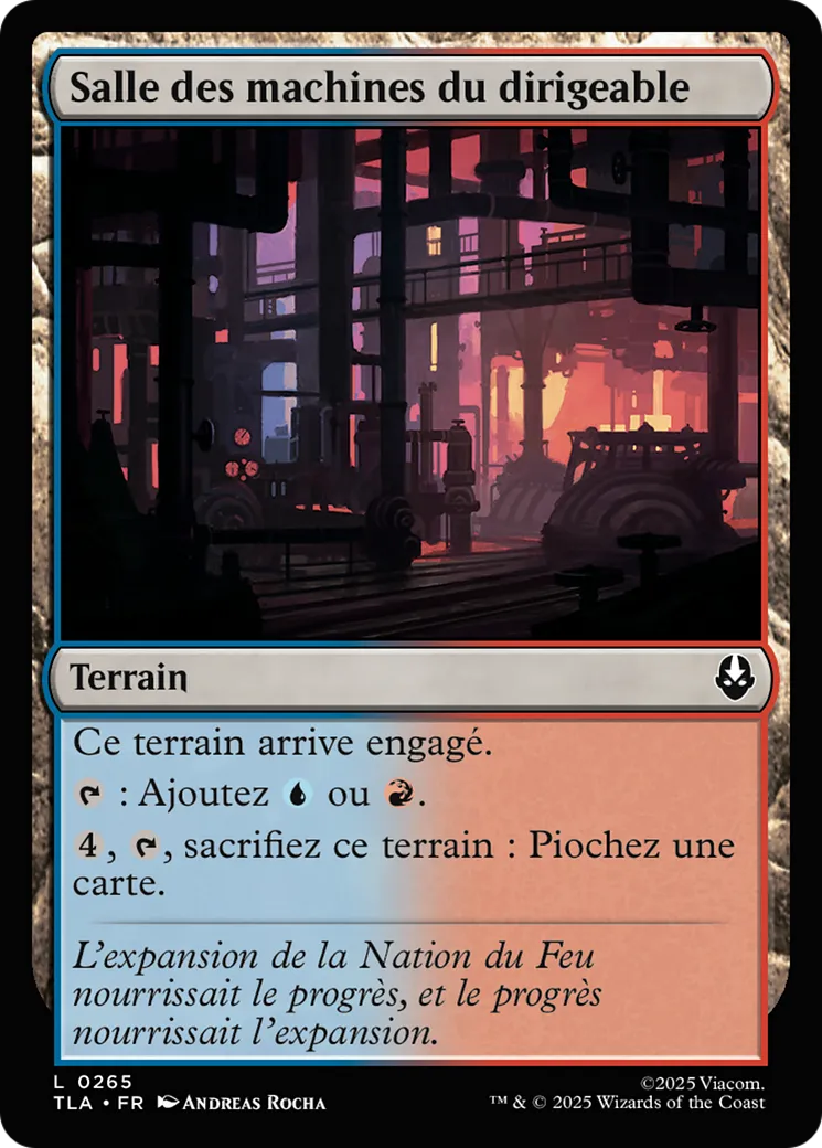 Salle des machines du dirigeable from Avatar: The Last Airbender - Magic: The Gathering