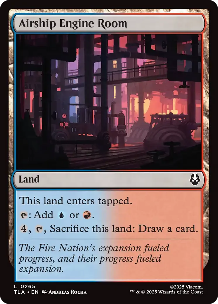 Airship Engine Room — Avatar: The Last Airbender — Magic: The Gathering