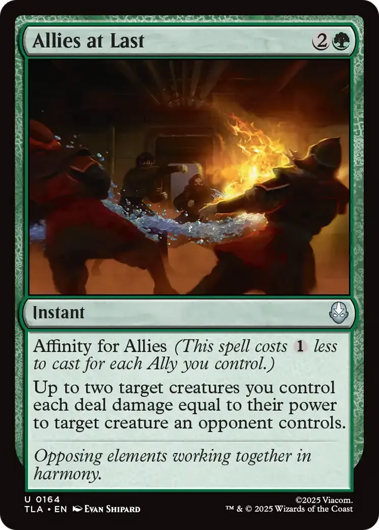 Allies at Last from Avatar: The Last Airbender - Magic: The Gathering