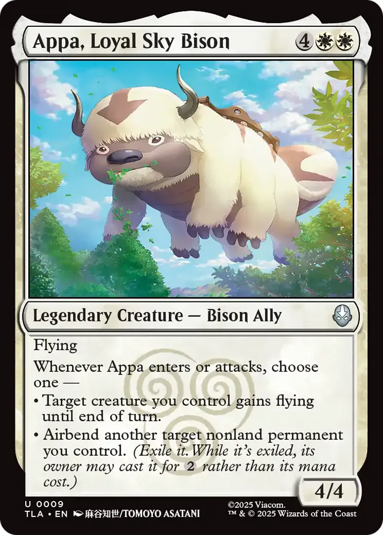 Appa, bison volant loyal — Avatar: The Last Airbender — Magic: The Gathering