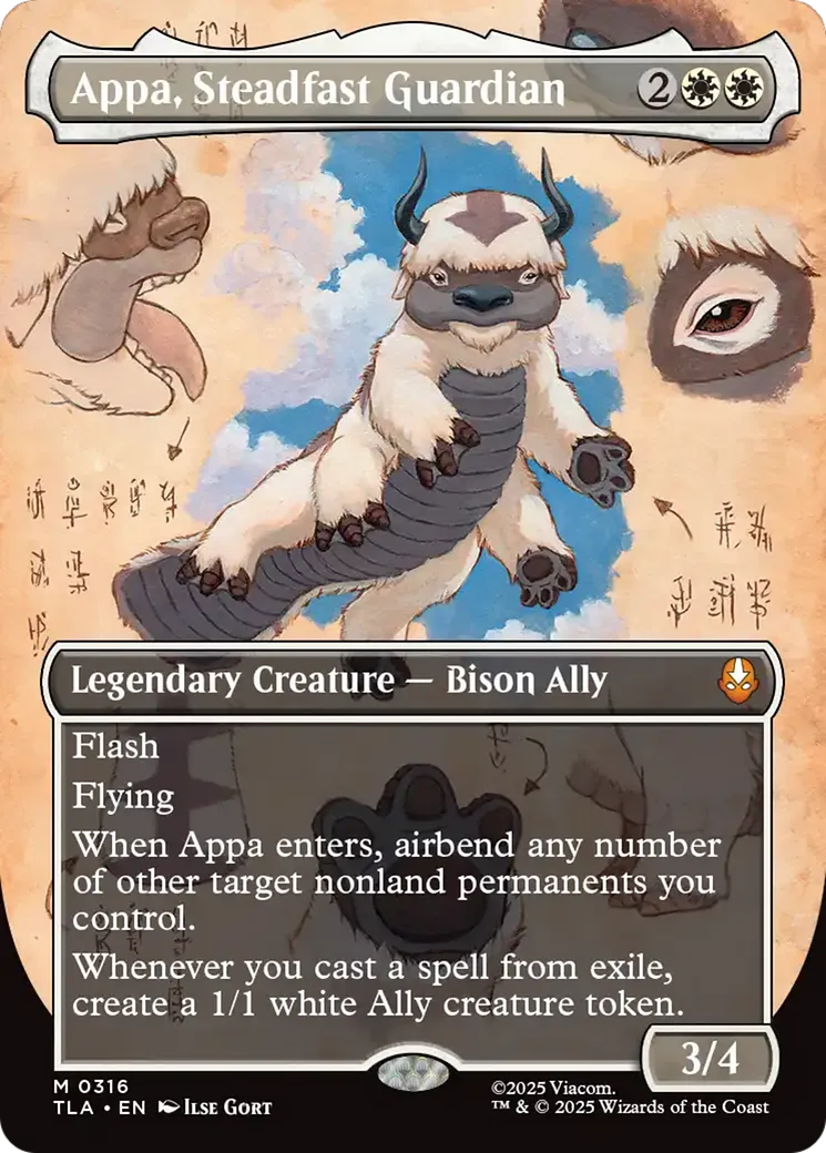 Appa, gardien inébranlable from Avatar: The Last Airbender - Magic: The Gathering