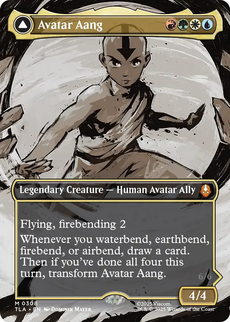 Avatar Aang // Aang, Master of Elements — Avatar: The Last Airbender — Magic: The Gathering