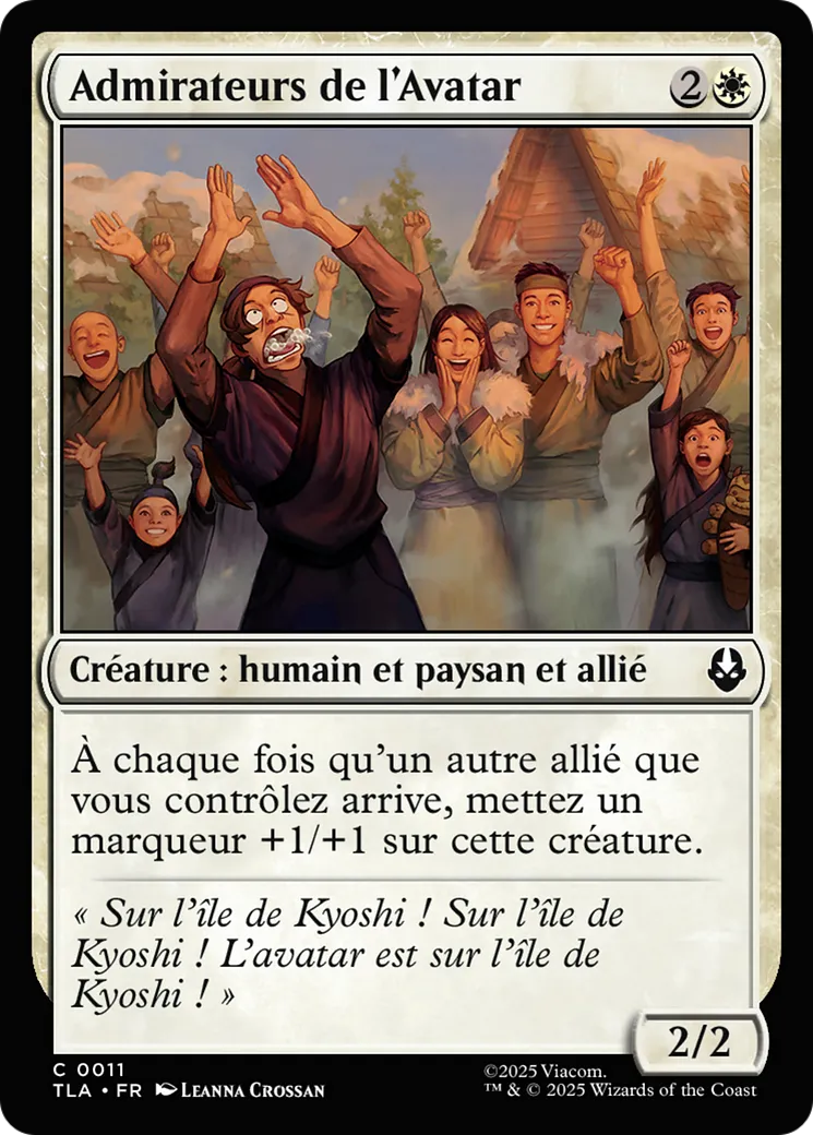 Admirateurs de l'Avatar — Avatar: The Last Airbender — Magic: The Gathering