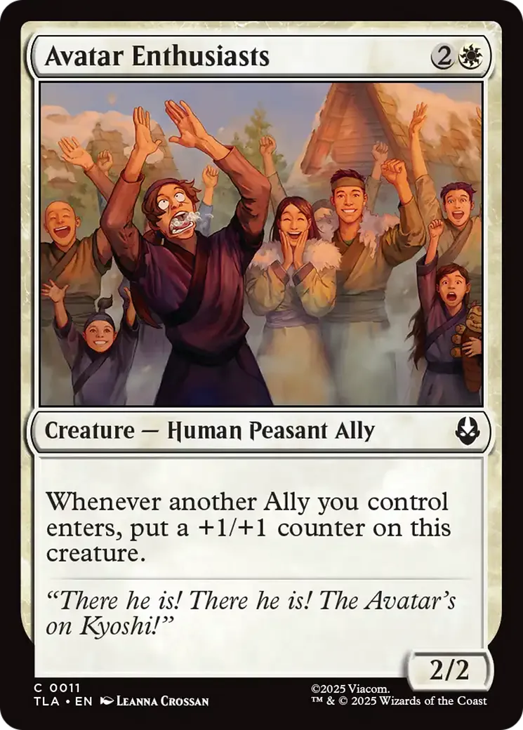 Admirateurs de l'Avatar — Avatar: The Last Airbender — Magic: The Gathering