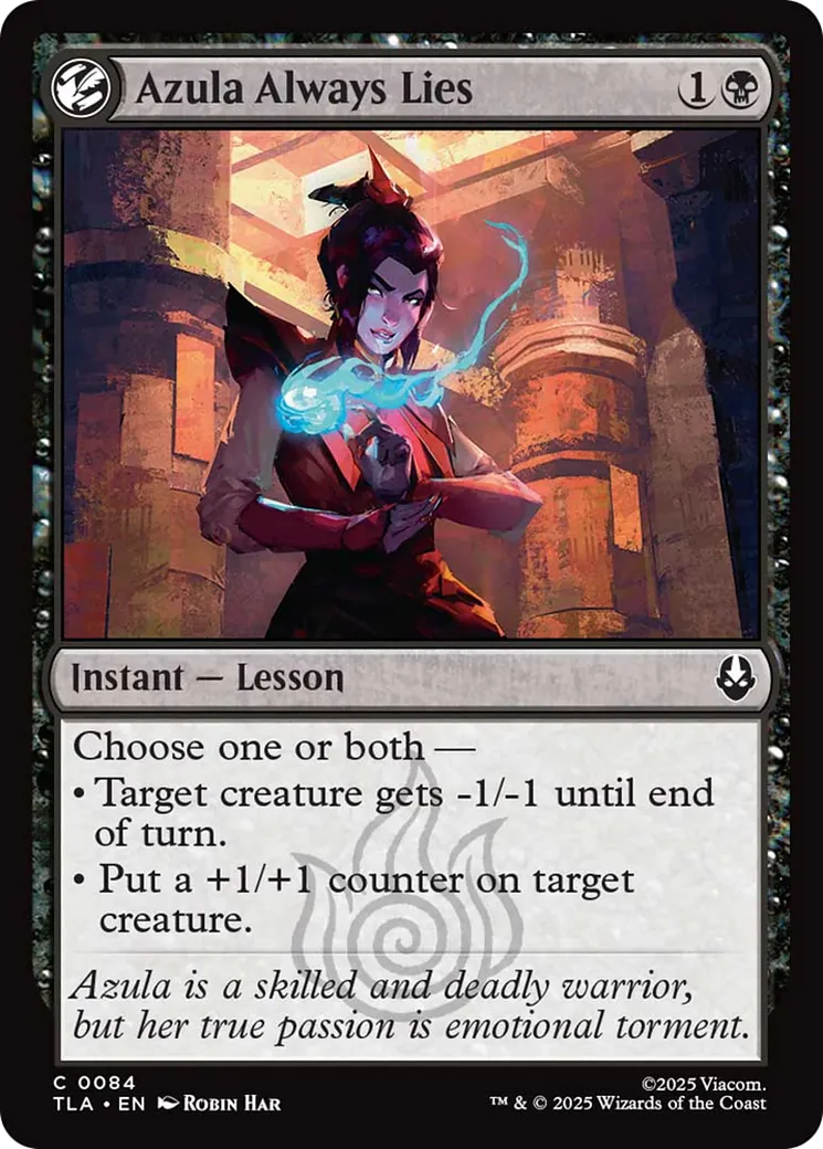 Azula Always Lies — Avatar: The Last Airbender — Magic: The Gathering