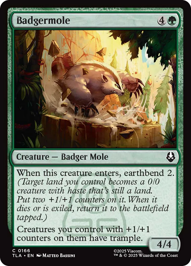 Badgermole — Avatar: The Last Airbender — Magic: The Gathering