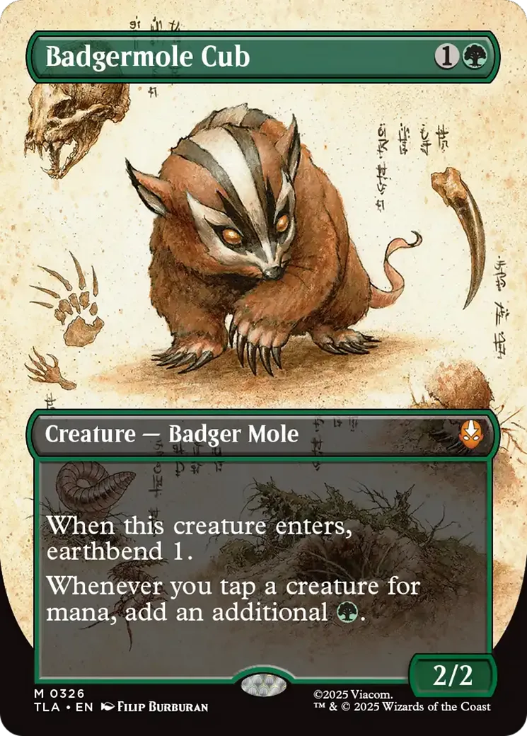 Bébé taupe-blaireau — Avatar: The Last Airbender — Magic: The Gathering