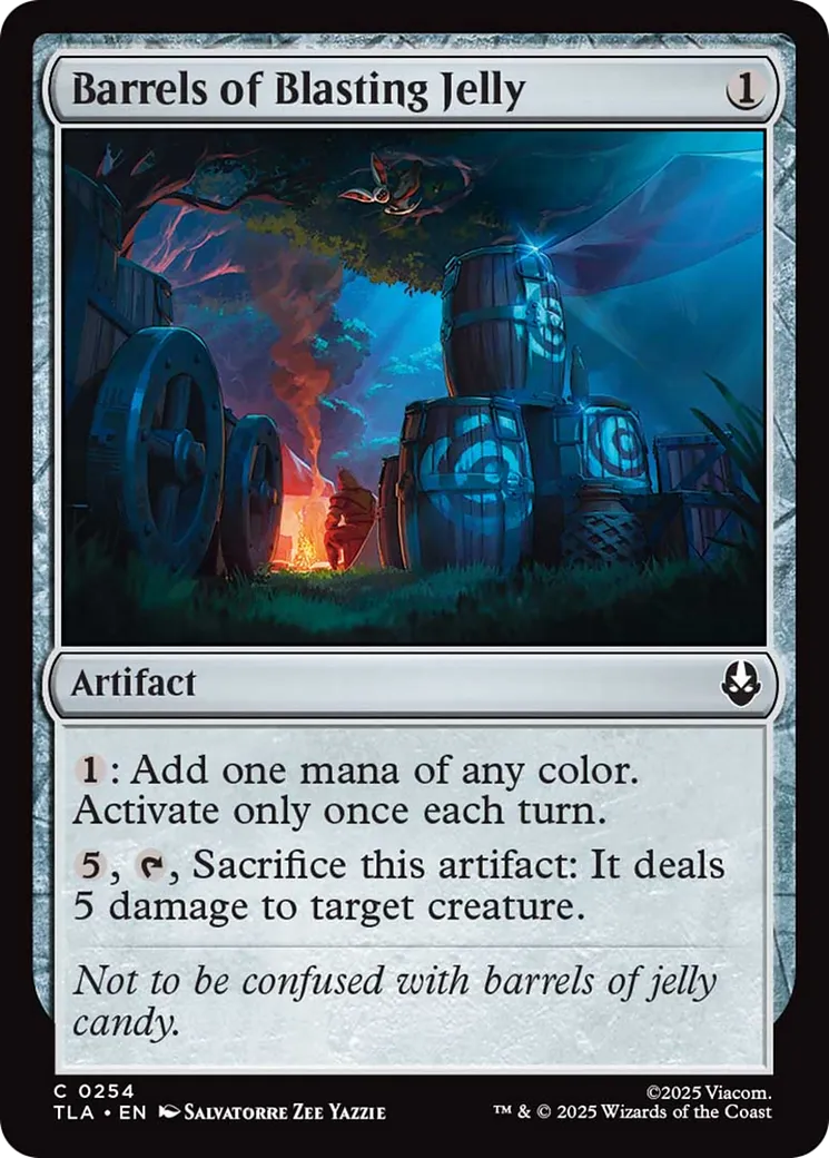 Barrels of Blasting Jelly — Avatar: The Last Airbender — Magic: The Gathering