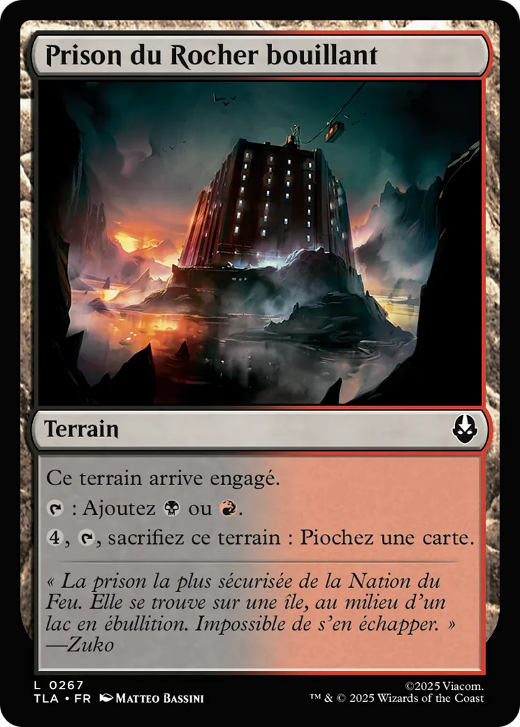 Prison du Rocher bouillant — Avatar: The Last Airbender — Magic: The Gathering