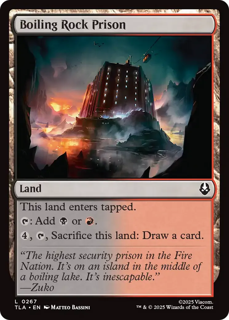 Boiling Rock Prison — Avatar: The Last Airbender — Magic: The Gathering