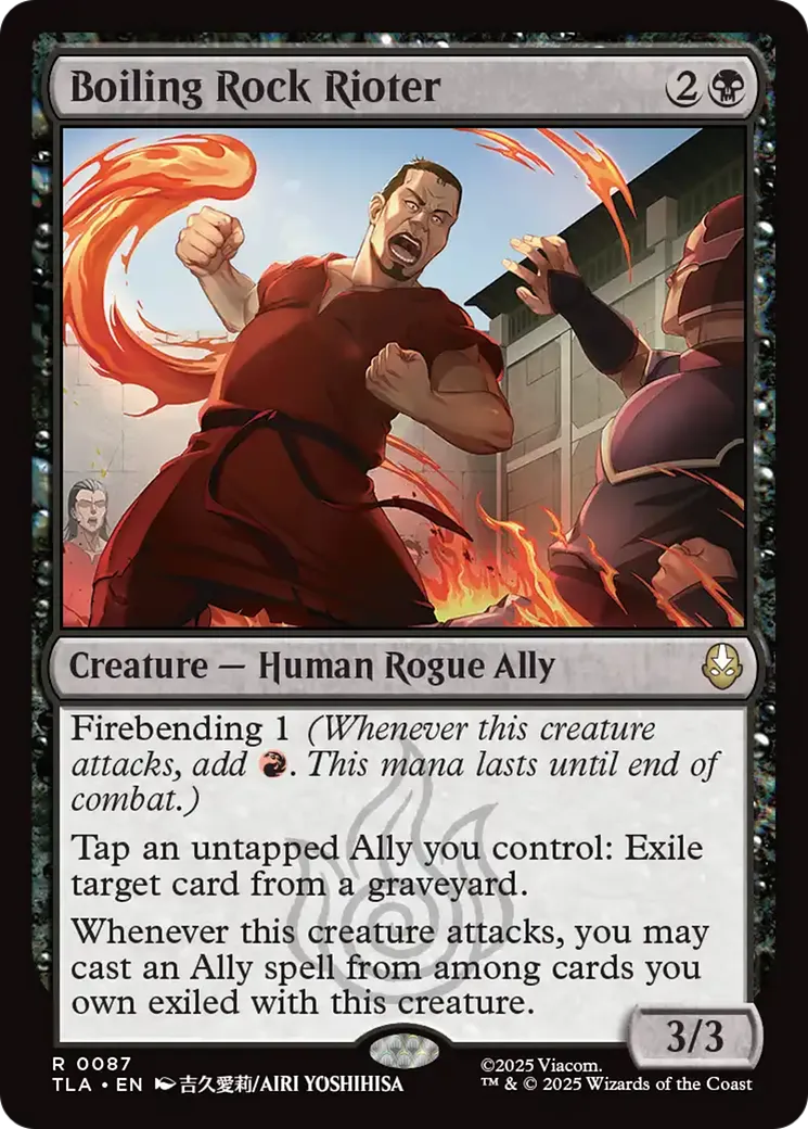 Émeutier du Rocher bouillant — Avatar: The Last Airbender — Magic: The Gathering