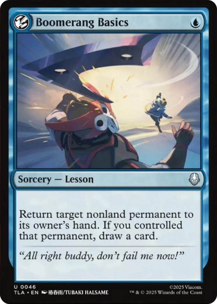 Boomerang Basics — Avatar: The Last Airbender — Magic: The Gathering