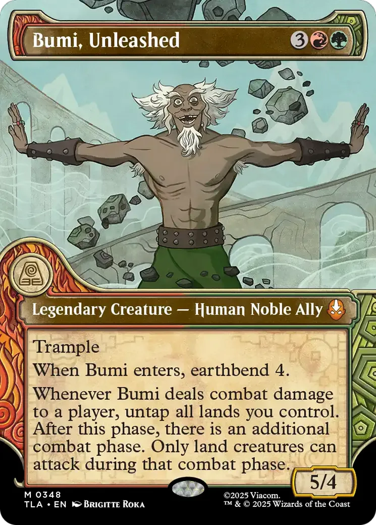 Bumi, déchaîné — Avatar: The Last Airbender — Magic: The Gathering