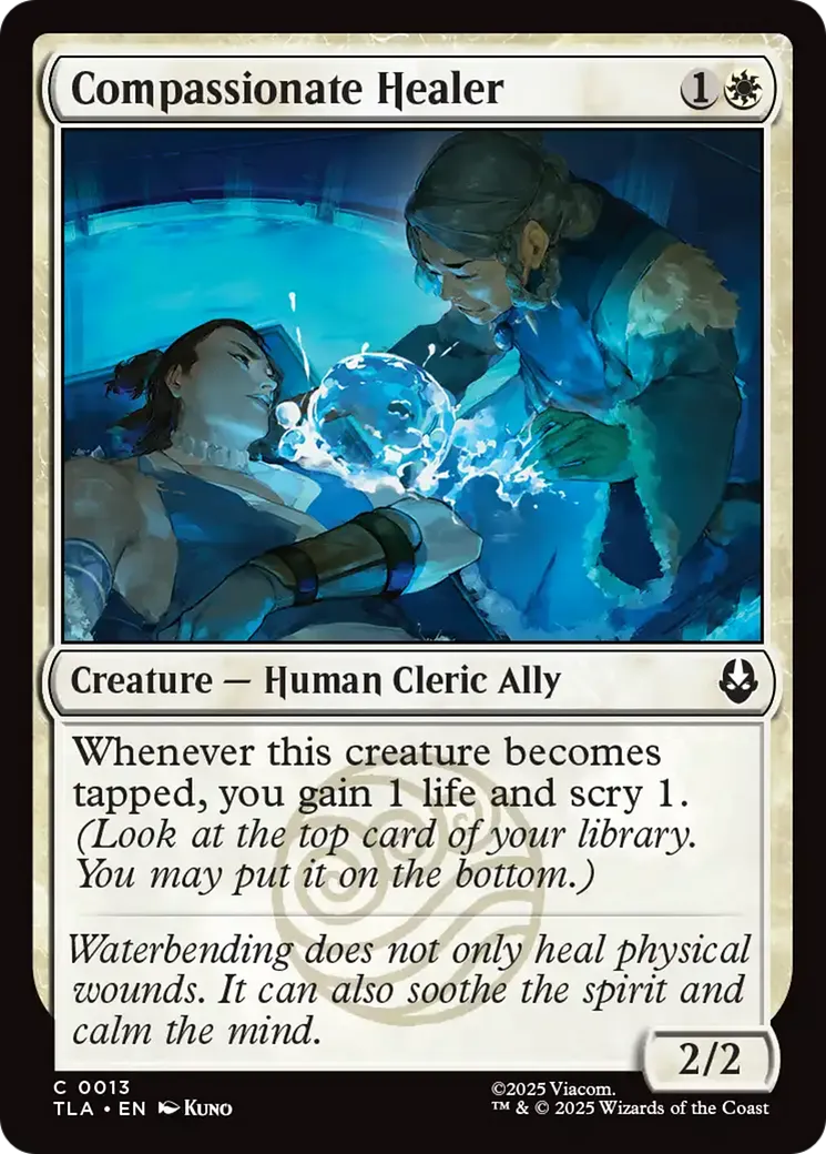 Guérisseuse compatissante — Avatar: The Last Airbender — Magic: The Gathering