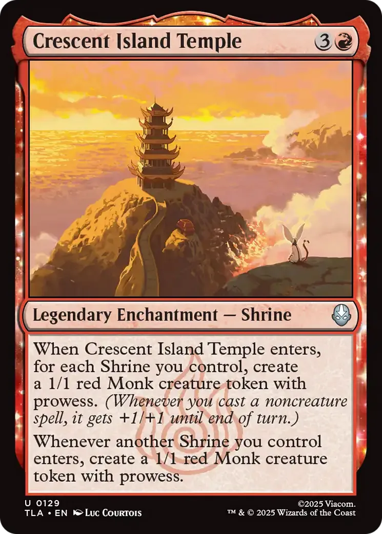 Crescent Island Temple — Avatar: The Last Airbender — Magic: The Gathering