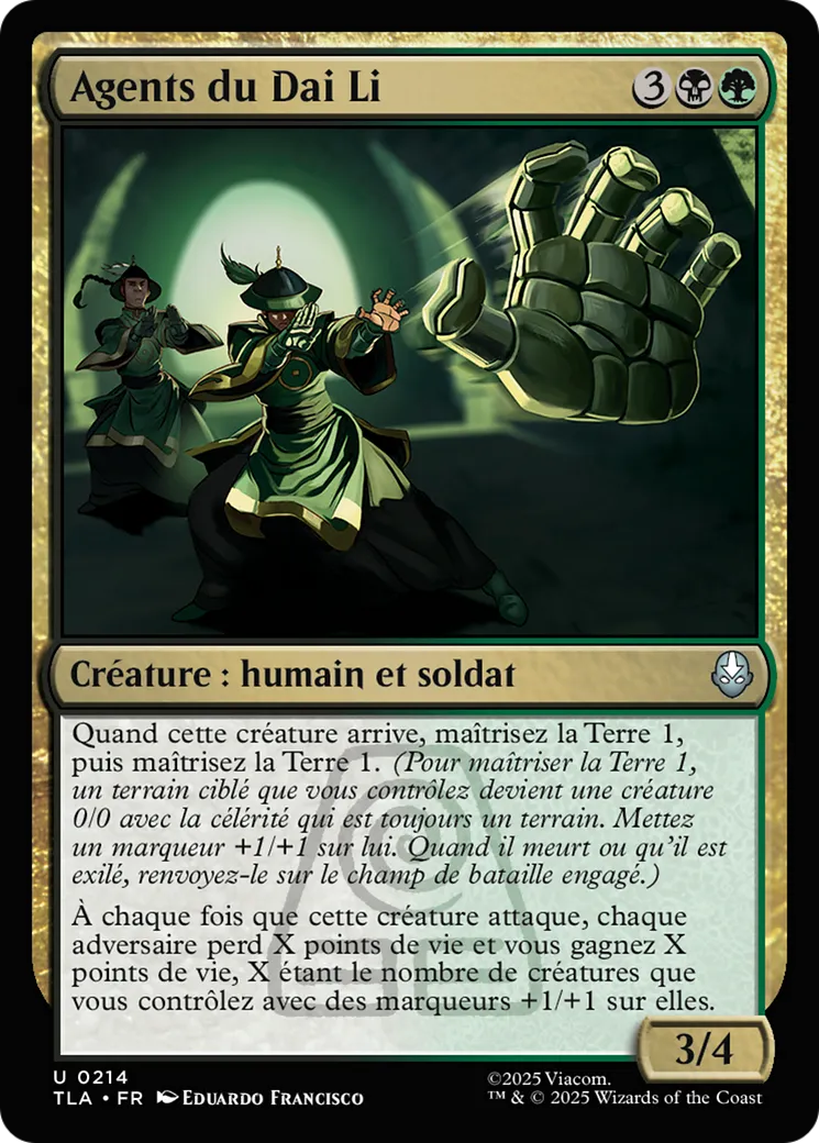 Agents du Dai Li — Avatar: The Last Airbender — Magic: The Gathering