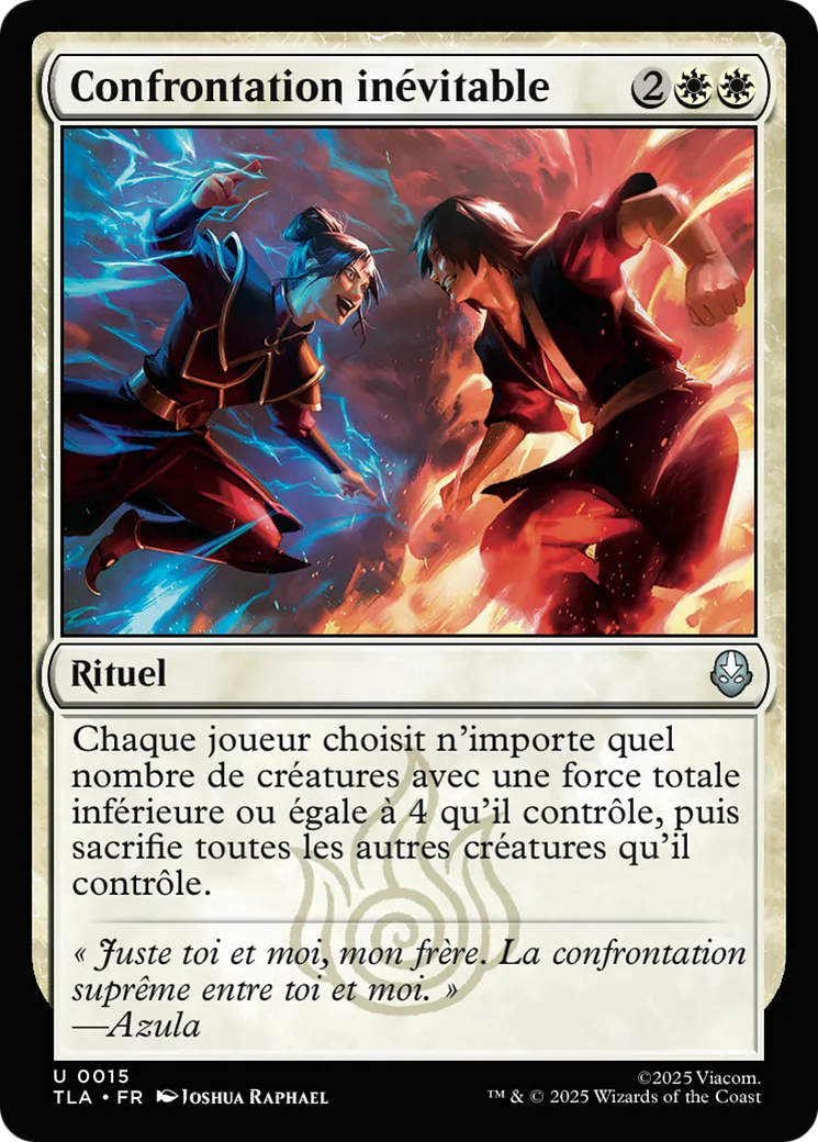 Confrontation inévitable — Avatar: The Last Airbender — Magic: The Gathering