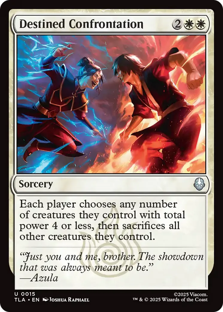 Confrontation inévitable — Avatar: The Last Airbender — Magic: The Gathering