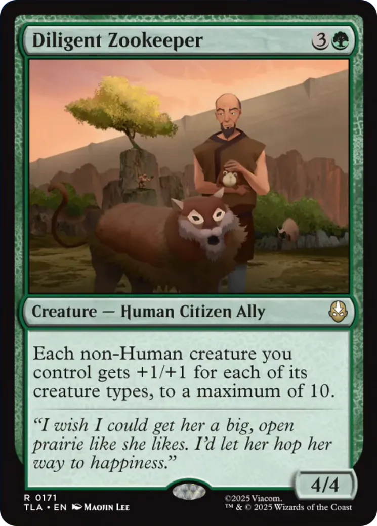 Diligent Zookeeper — Avatar: The Last Airbender — Magic: The Gathering