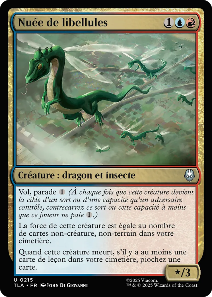 Nuée de libellules — Avatar: The Last Airbender — Magic: The Gathering