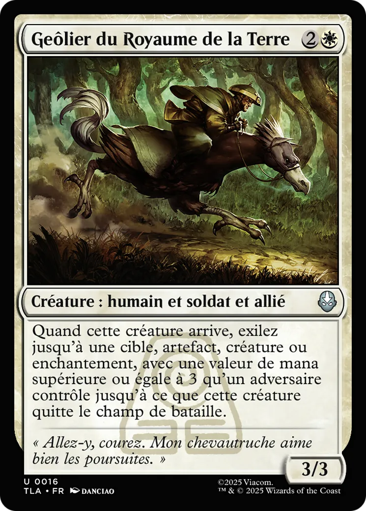 Geôlier du Royaume de la Terre — Avatar: The Last Airbender — Magic: The Gathering