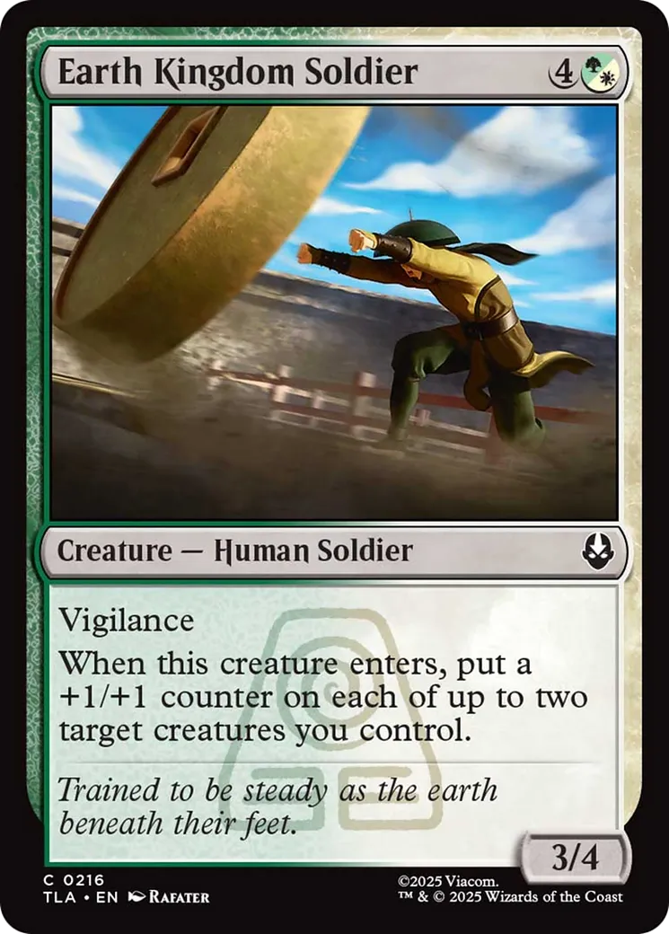 Soldat du Royaume de la Terre — Avatar: The Last Airbender — Magic: The Gathering