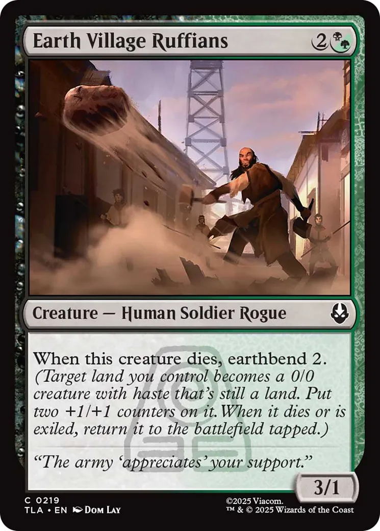 Brigands du village de la Terre — Avatar: The Last Airbender — Magic: The Gathering