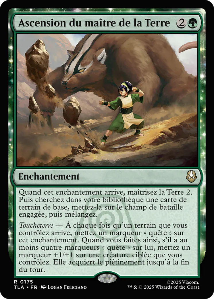 Ascension du maître de la Terre — Avatar: The Last Airbender — Magic: The Gathering