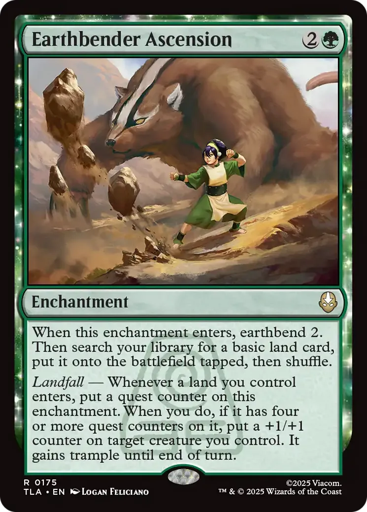 Earthbender Ascension — Avatar: The Last Airbender — Magic: The Gathering