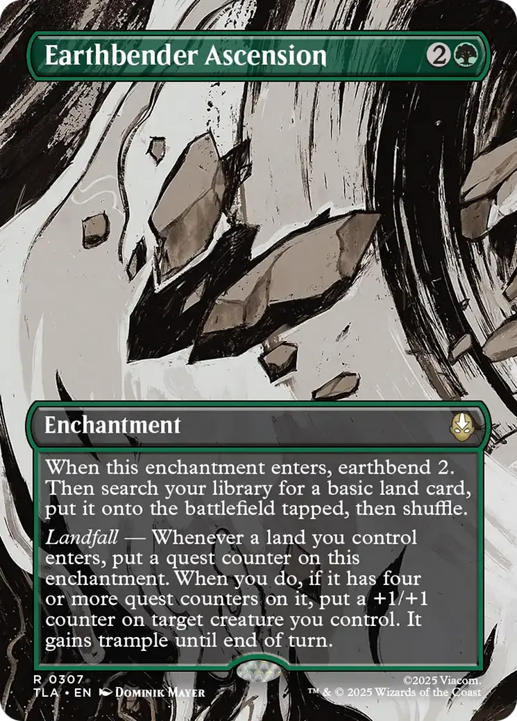 Earthbender Ascension — Avatar: The Last Airbender — Magic: The Gathering