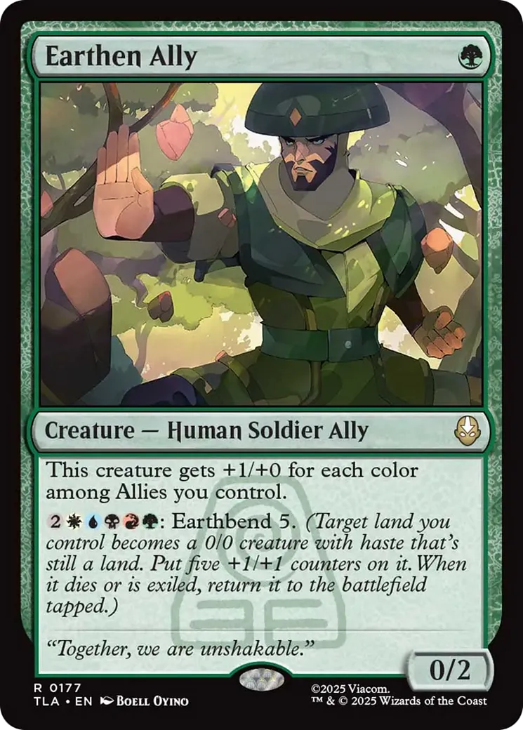 Earthen Ally — Avatar: The Last Airbender — Magic: The Gathering