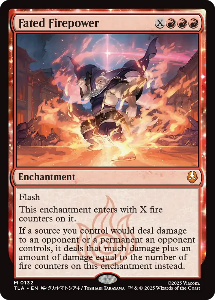 Fated Firepower — Avatar: The Last Airbender — Magic: The Gathering