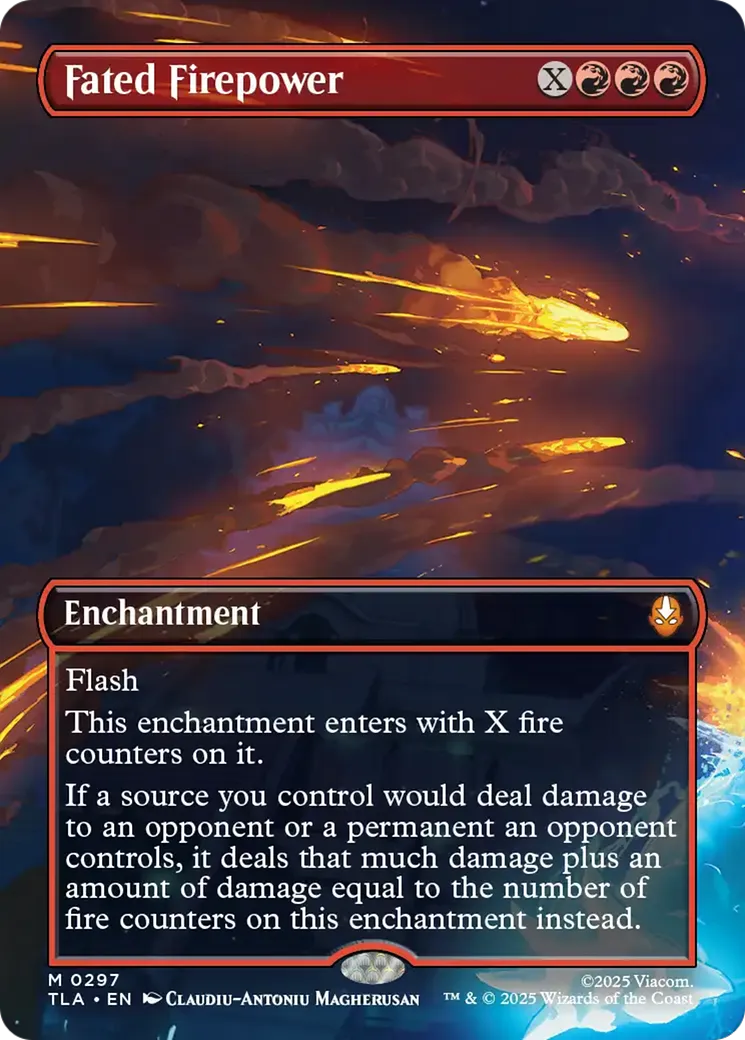 Puissance de feu annoncée — Avatar: The Last Airbender — Magic: The Gathering