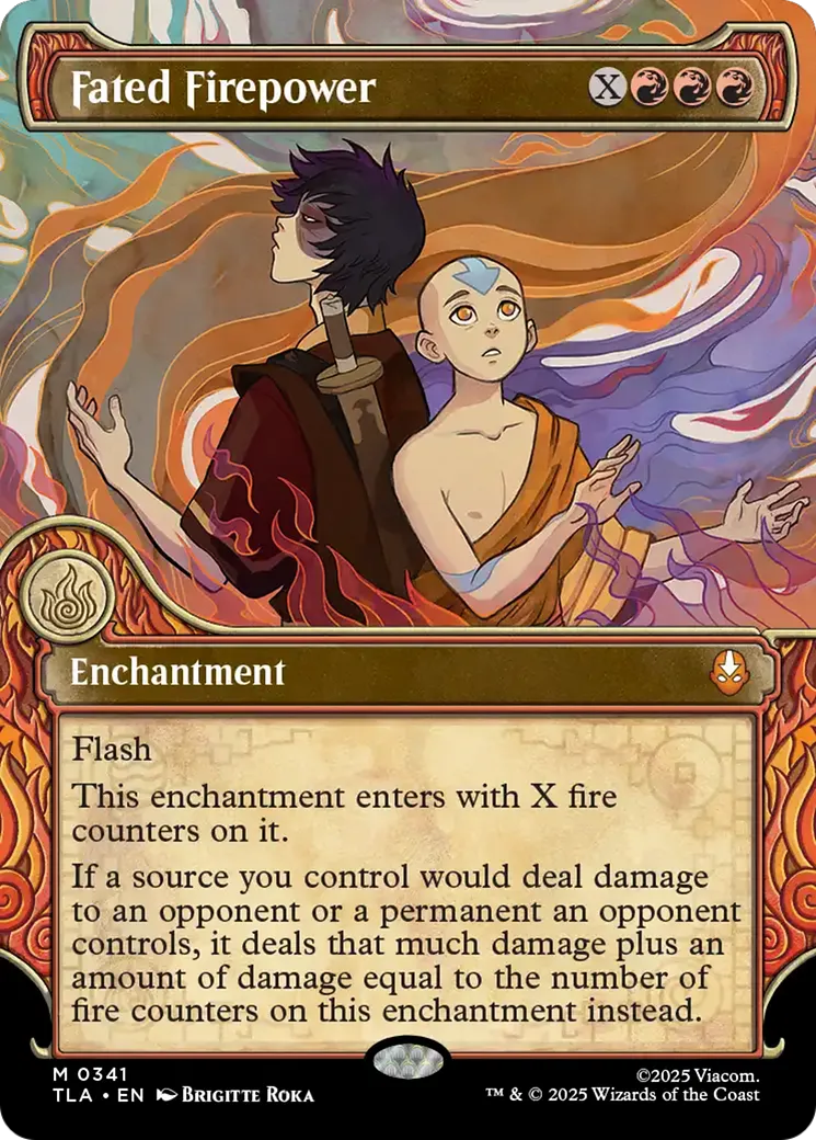 Fated Firepower — Avatar: The Last Airbender — Magic: The Gathering