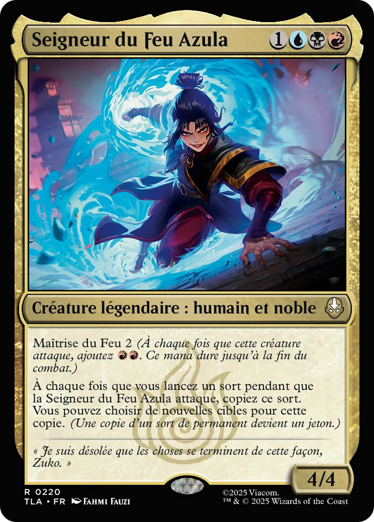 Seigneur du Feu Azula — Avatar: The Last Airbender — Magic: The Gathering