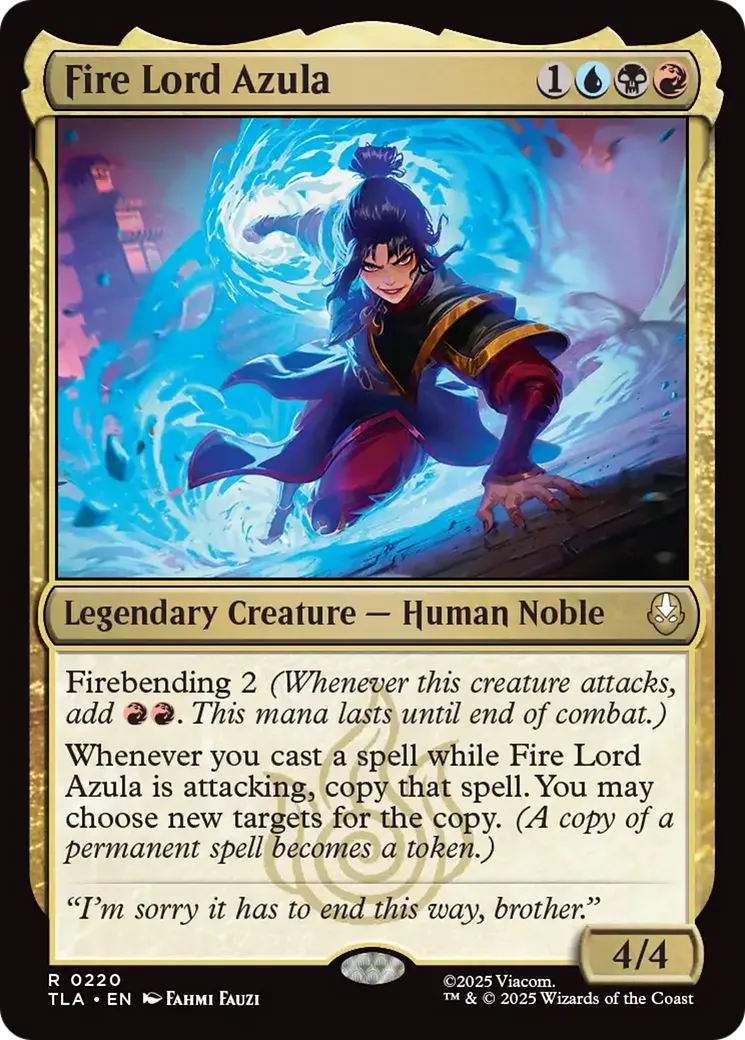 Fire Lord Azula — Avatar: The Last Airbender — Magic: The Gathering