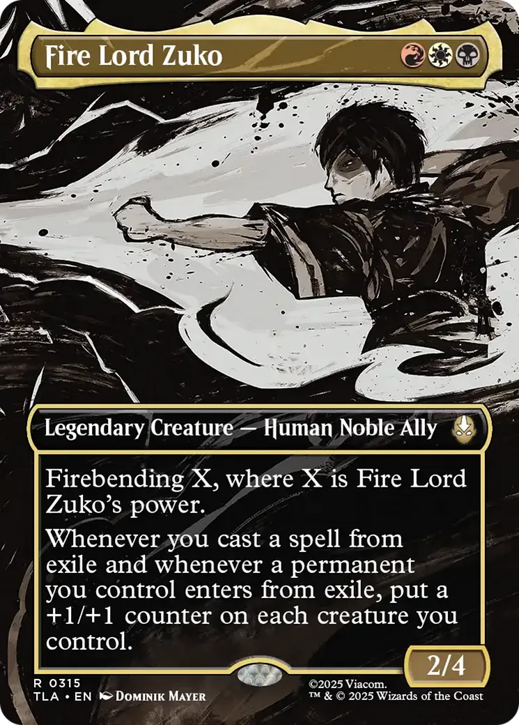 Fire Lord Zuko — Avatar: The Last Airbender — Magic: The Gathering