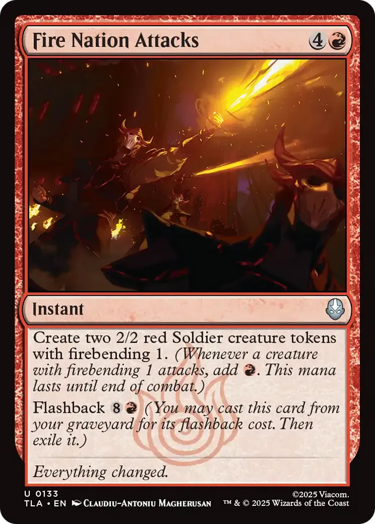 Fire Nation Attacks — Avatar: The Last Airbender — Magic: The Gathering