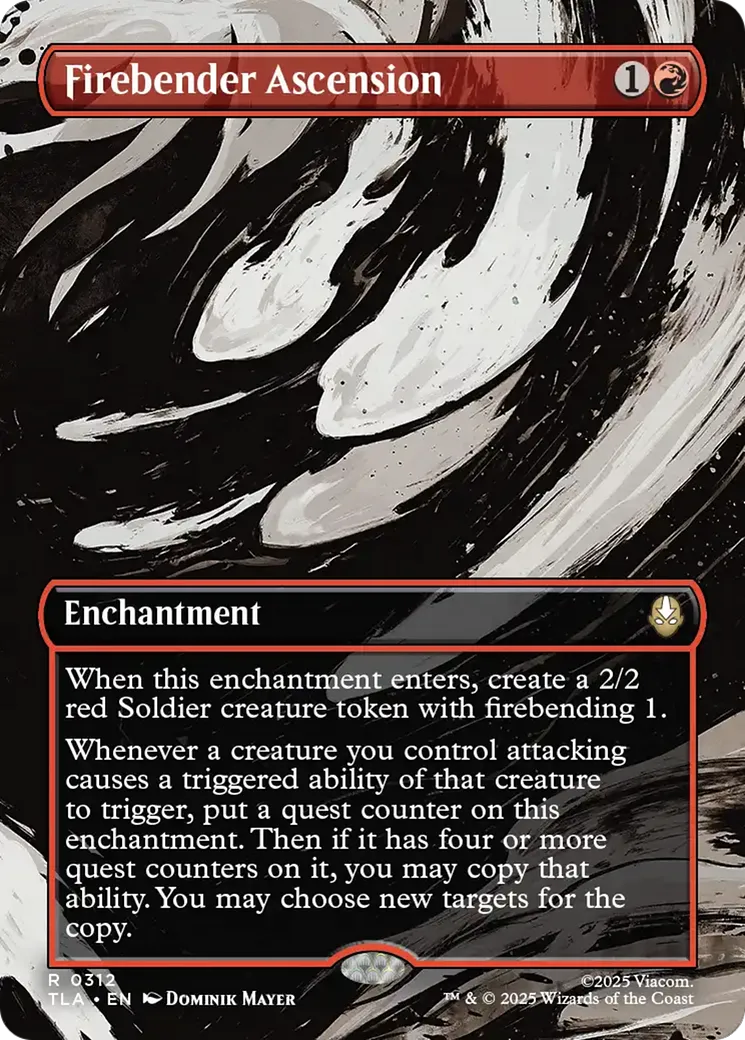Firebender Ascension — Avatar: The Last Airbender — Magic: The Gathering