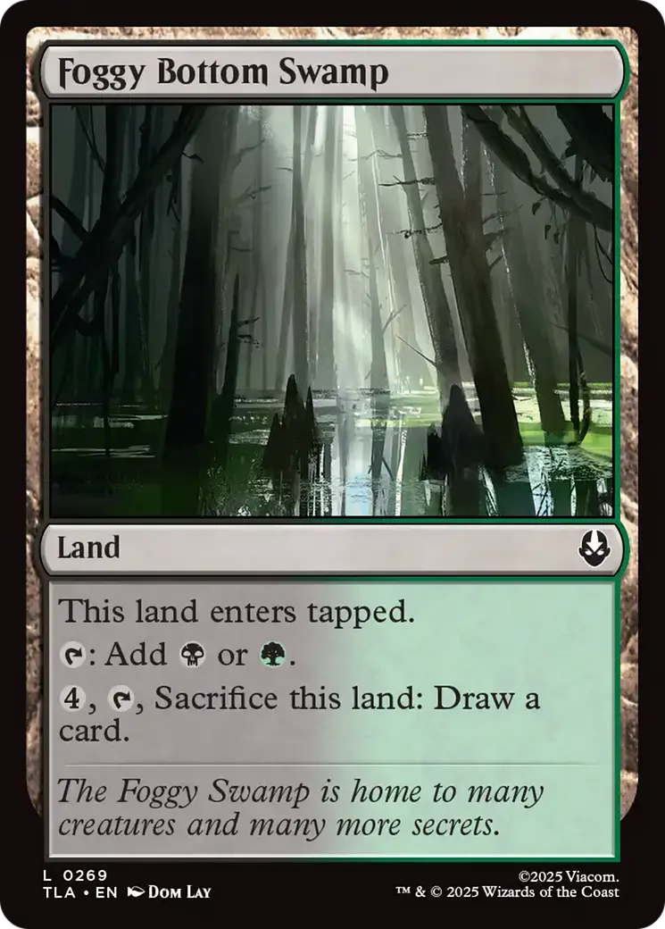 Foggy Bottom Swamp — Avatar: The Last Airbender — Magic: The Gathering