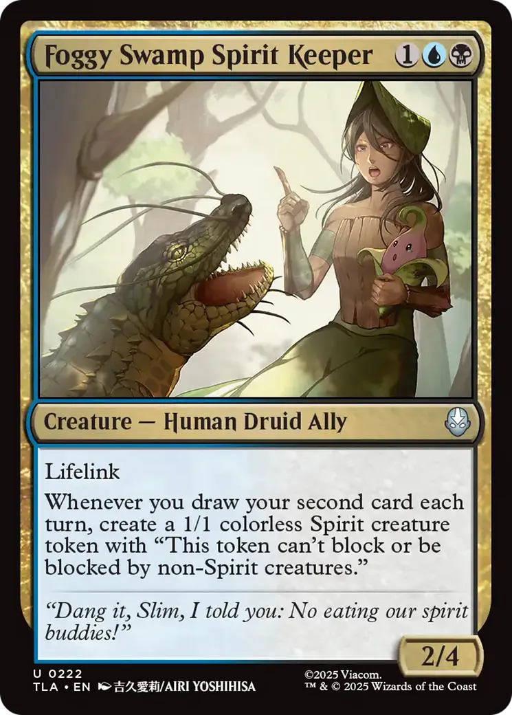 Gardienne des esprits du Marais brumeux — Avatar: The Last Airbender — Magic: The Gathering