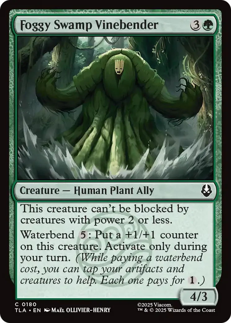 Foggy Swamp Vinebender — Avatar: The Last Airbender — Magic: The Gathering